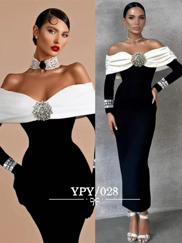 Boatneck Designer Dress