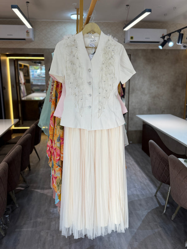 Floral Korean Skirt Set
