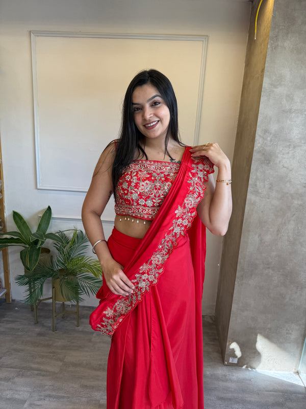 Jacket DRape Saree
