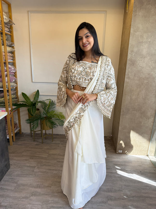 Jacket DRape Saree