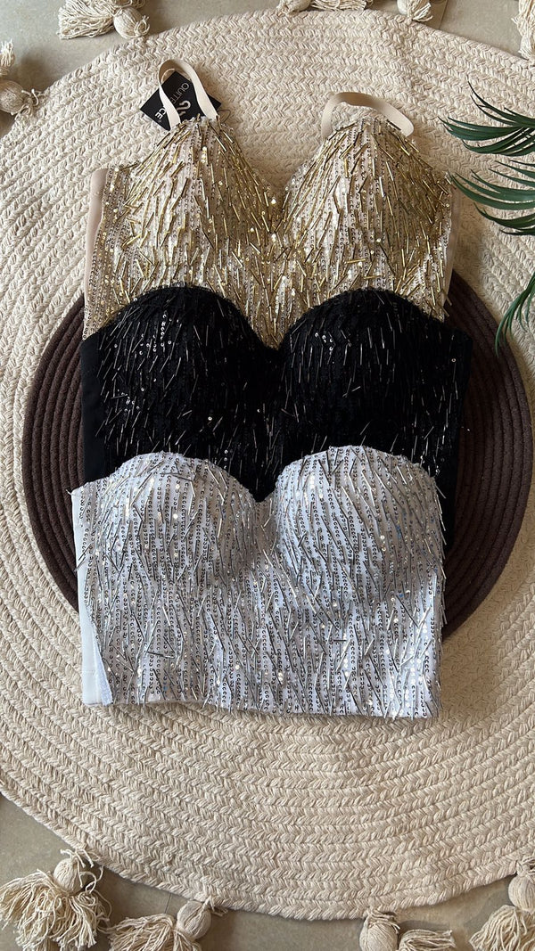 Tassel Bustier Top