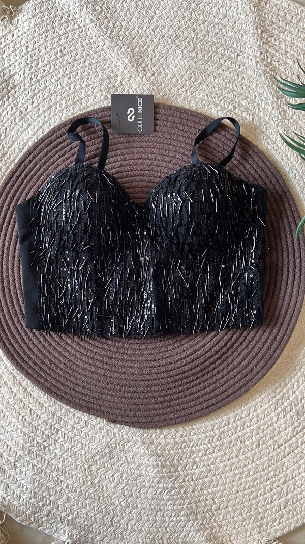 Tassel Bustier Top