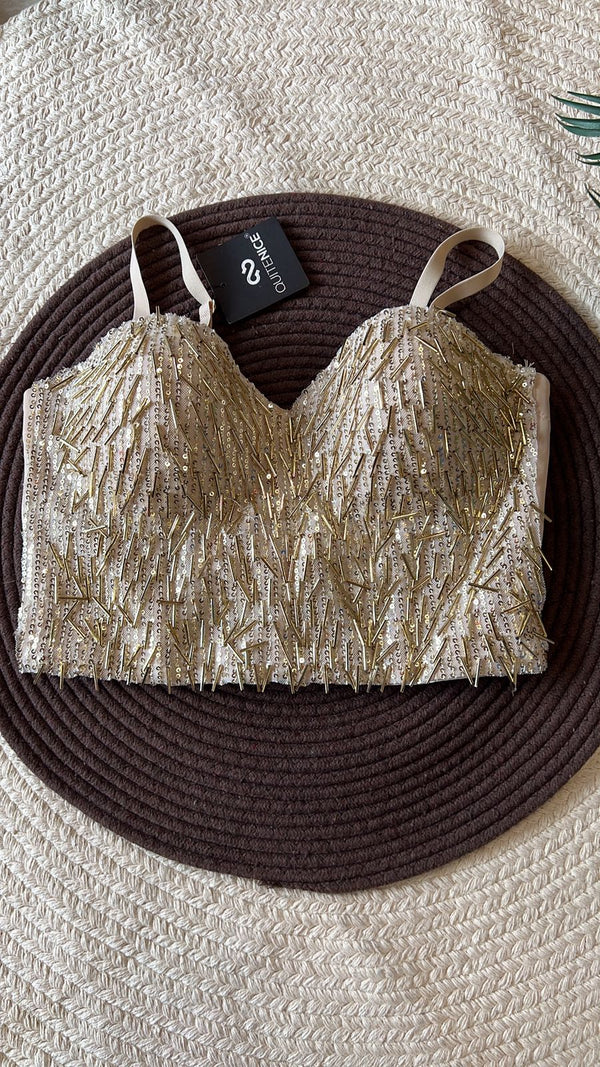 Tassel Bustier Top