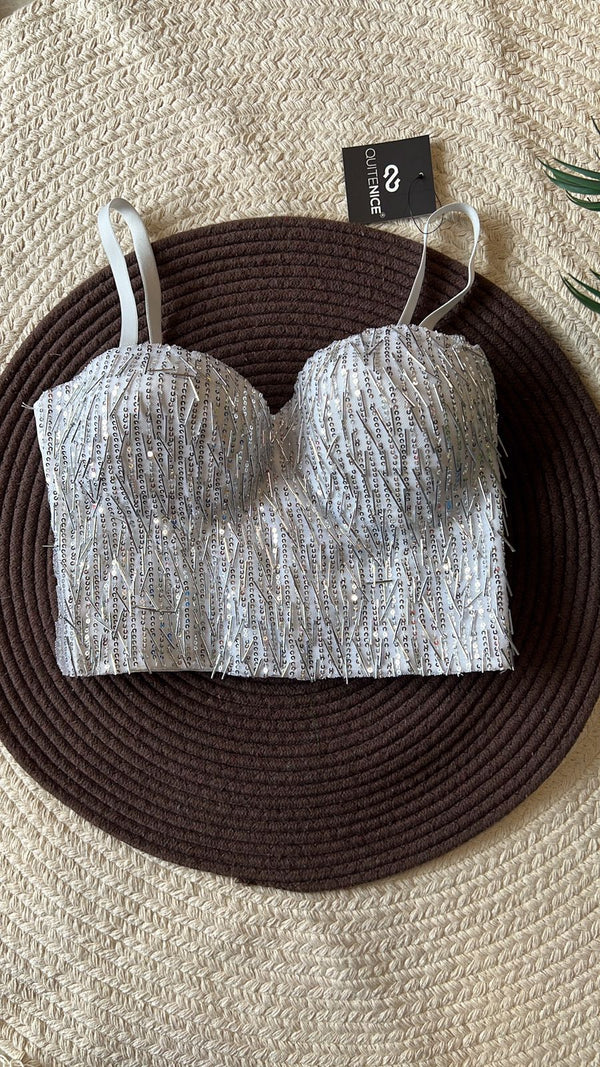 Tassel Bustier Top
