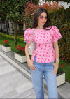 Pink Polka top