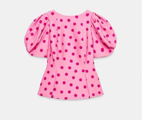 Pink Polka top