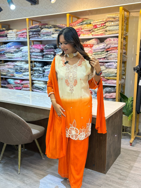 RUBINA ombré suit
