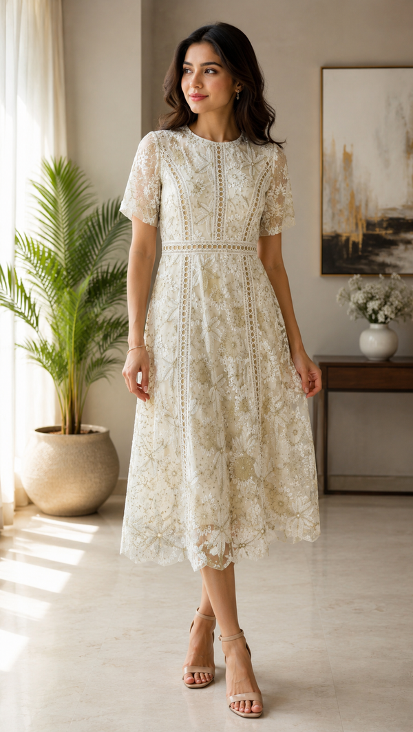Korean Flowy Dress