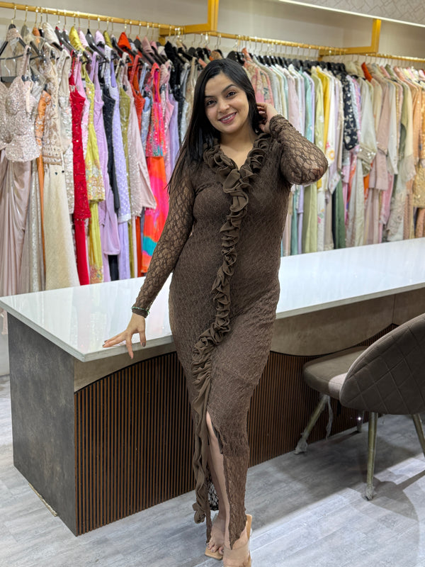 Ruffle Bodycon Dress