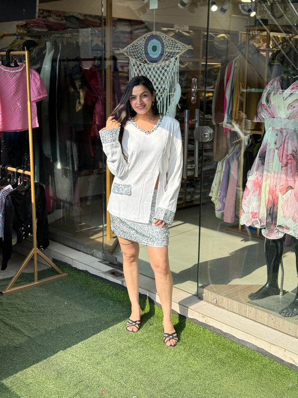 Sequin Skirt Co od set