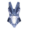 Blue Skirt Swimsuit