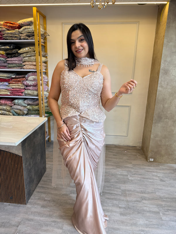 Bustier Drape Saree