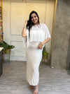 Cape Sequin Dress