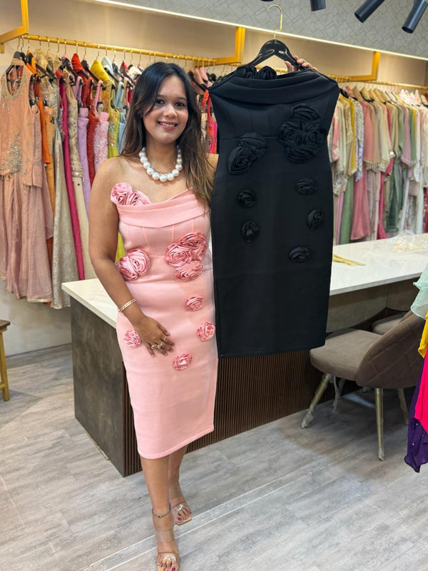 Roselle tube dress