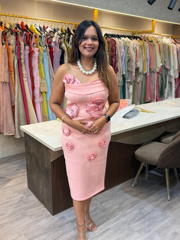 Roselle tube dress