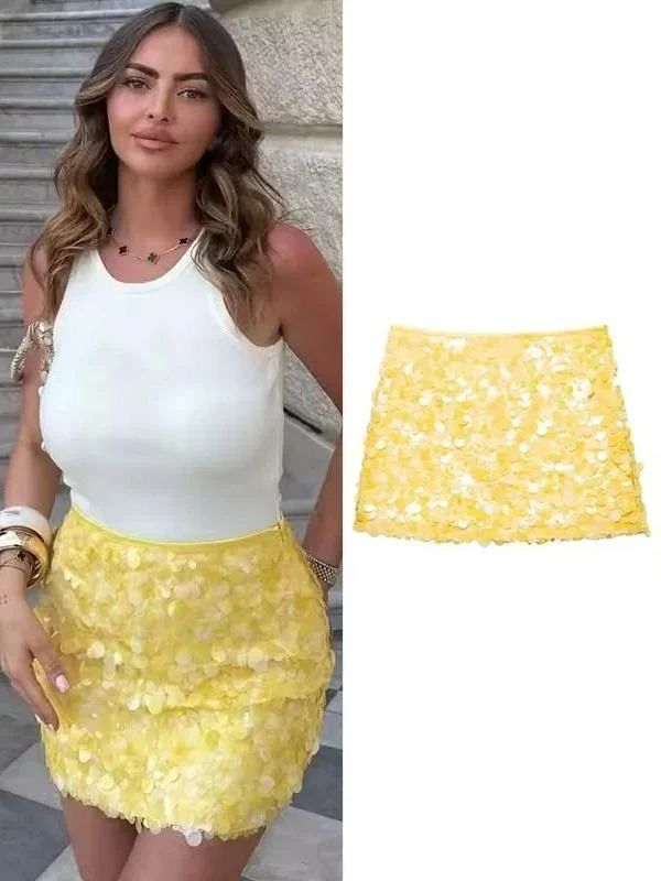 Sequin Mini skirt