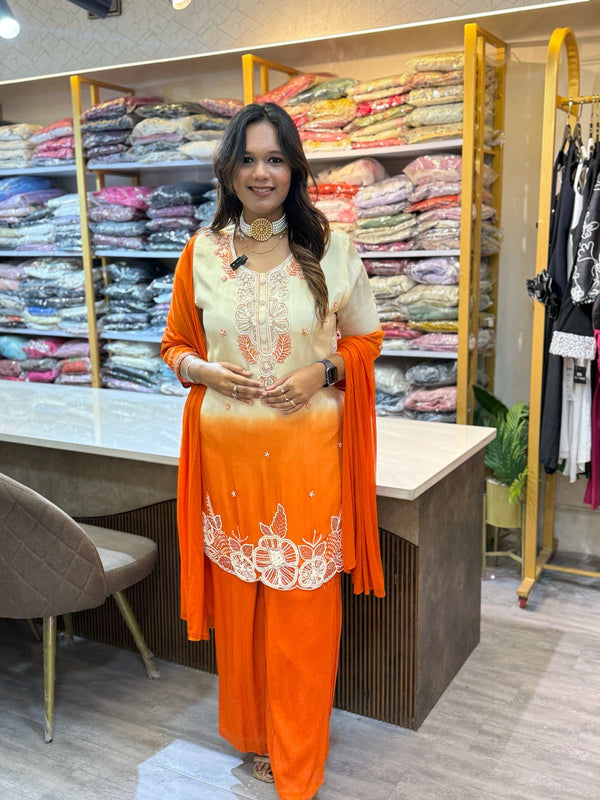 RUBINA ombré suit
