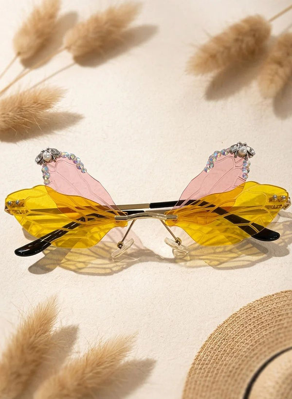 Butterfly Studed Sunglasses
